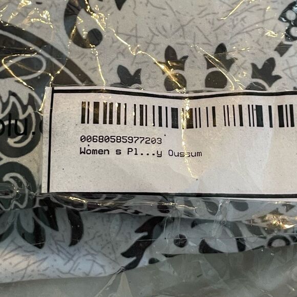 Gypsie Blu Kaftan Maxi Dress Black White Flowy Knit Kimono Sleeves OS - Picture 9 of 13